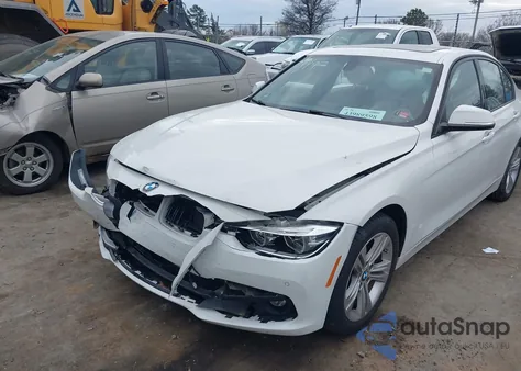 2016 BMW 328I из США, поврежденный, VIN WBA8E9G52GNT45843